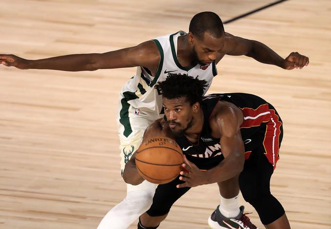 Jimmy Butler je bil prvi junak zmage Miamija. | Foto: Getty Images