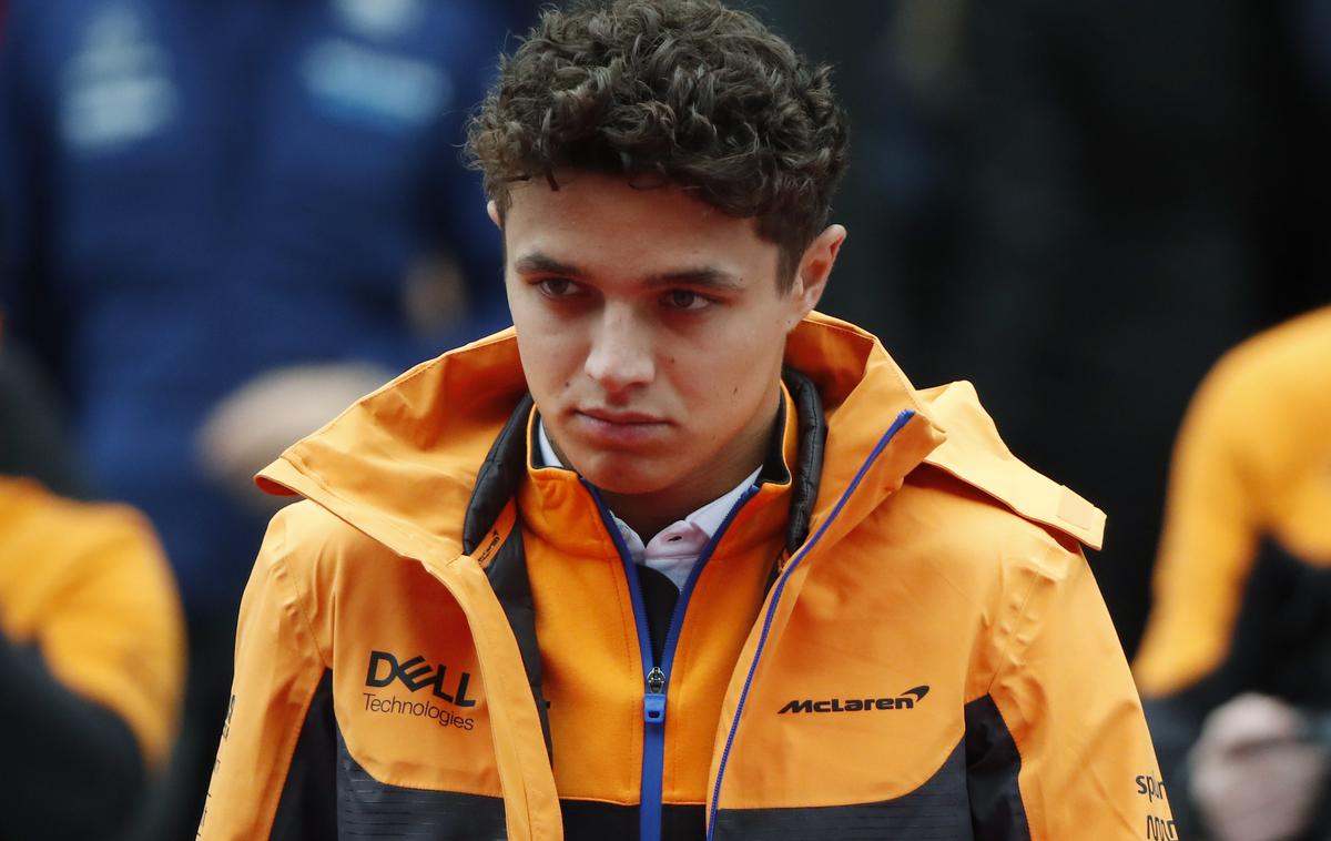 Lando Norris McLaren | Lando Norris je v Sočiju prvič štartal s prvega položaja. | Foto Reuters