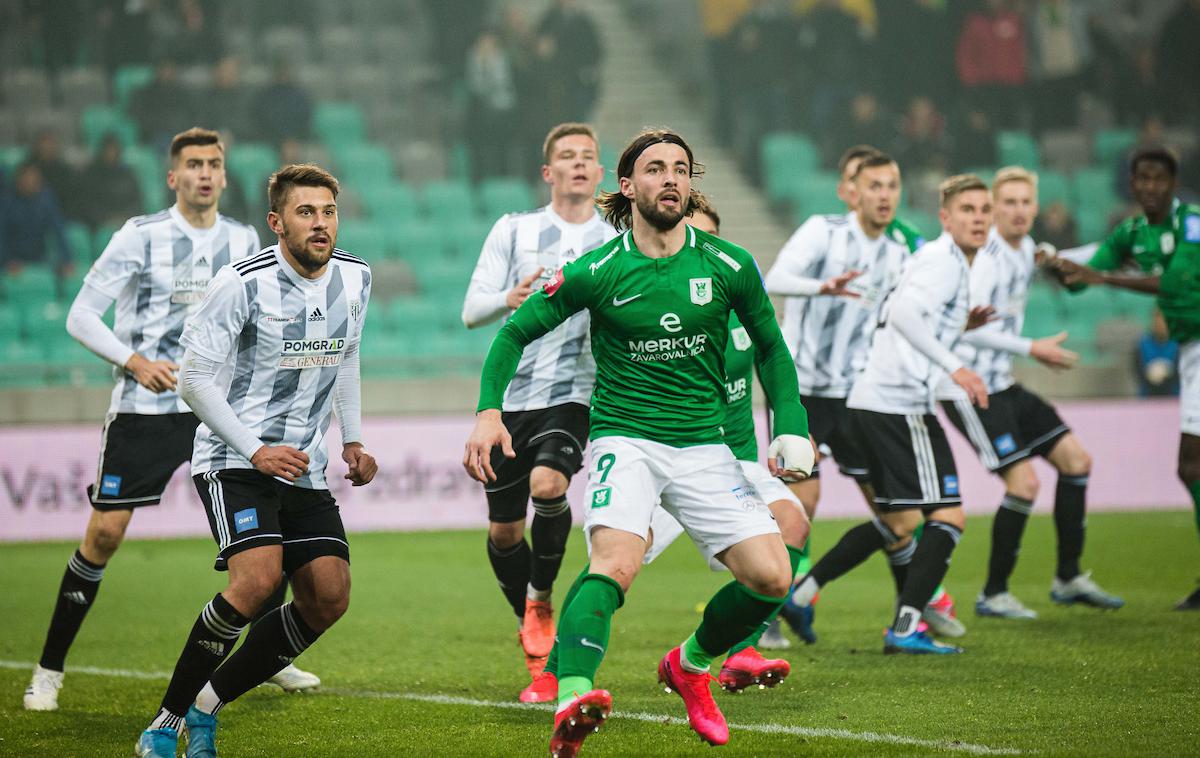 Olimpija Mura | Olimpija je v derbiju 25. kroga Prve lige Telekom Slovenije premagala Muro z 1:0. | Foto Grega Valančič/Sportida