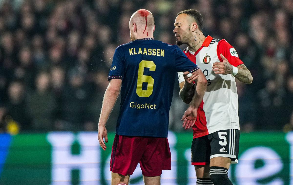 Davy Klaassen | Davy Kklaassen je dobil udarec v glavo. | Foto Guliverimage