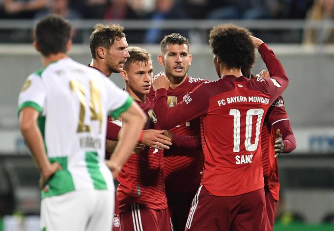 Bayern je v petek s 3:1 v gosteh premagal Greuther Fürth. | Foto: Reuters