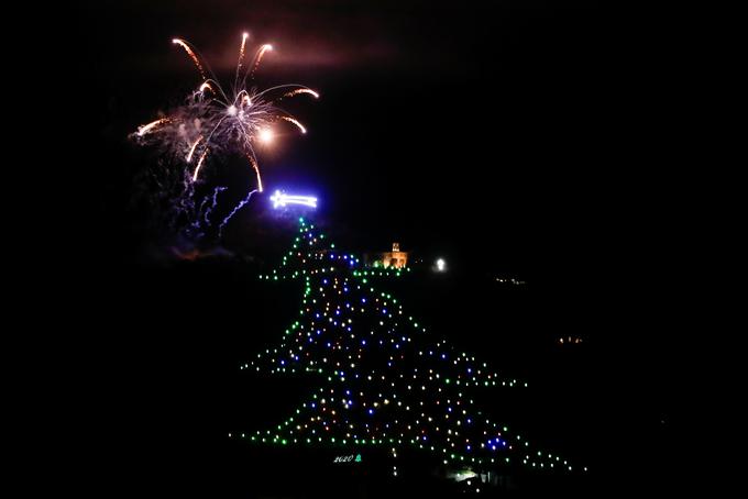 Gubbio praznično drevo | Foto: Reuters