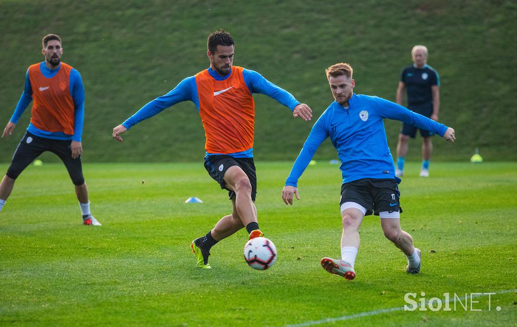 Slovenska nogometna reprezentanca Trening