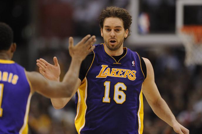 Pau Gasol | Los Angeles Lakers bo 7. marca prihodnje leto upokojil 16-ico Paua Gasola. | Foto Guliverimage