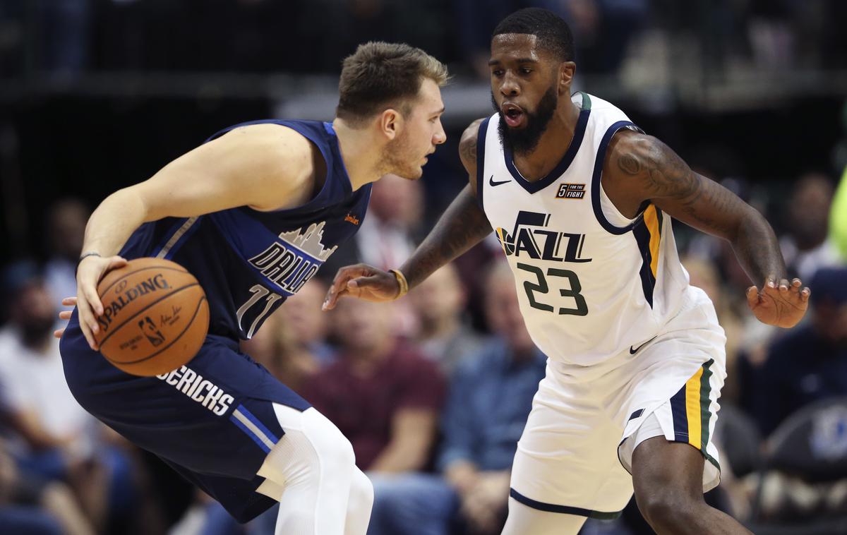 Luka Dončić, Utah Jazz | Luka Dončić je z Dallas Mavericks doživel prvi poraz v domači dvorani American Airlines Center. | Foto Reuters