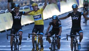 Froome okronan za kralja francoske pentlje