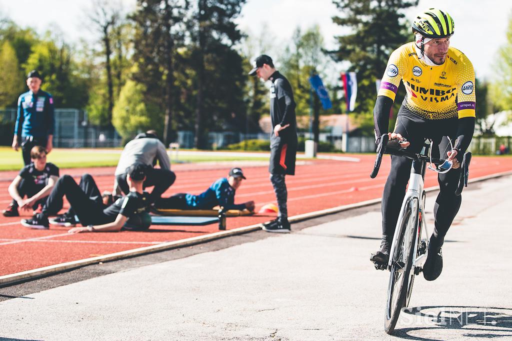 Skakalci trening Kranj priprave