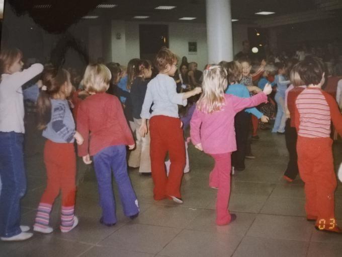 Janja na plesnih vajah | Foto: arhiv družine Garnbret