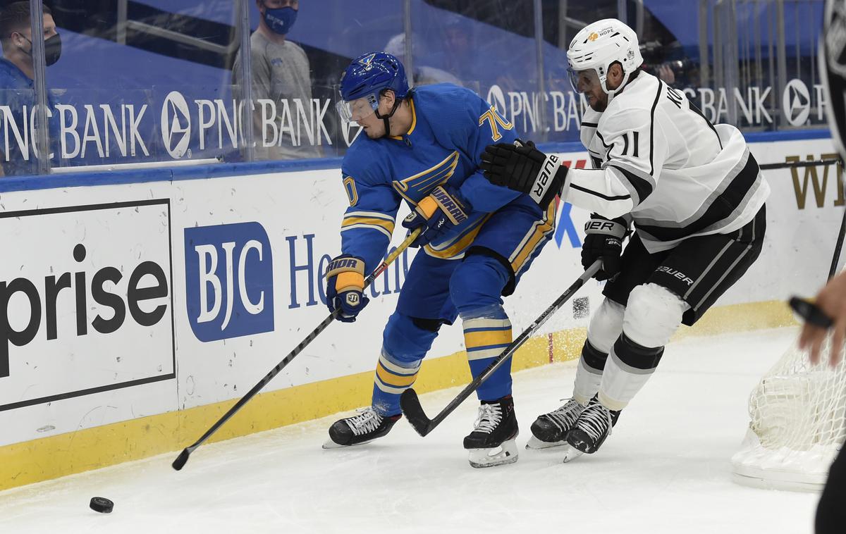 Anže Kopitar | Hokejisti Los Angeles Kings so izgubili pri St. Louis Blues. | Foto Guliverimage