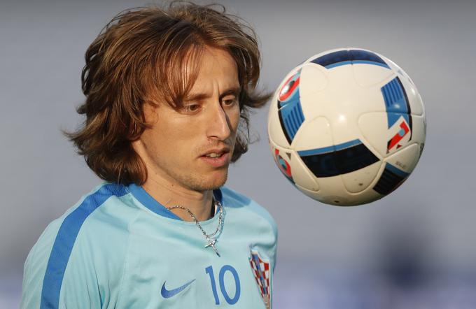 Luka Modrić je odpravil poškodbo mišice, tako da je pripravljen za nastop proti Portugalski. | Foto: 