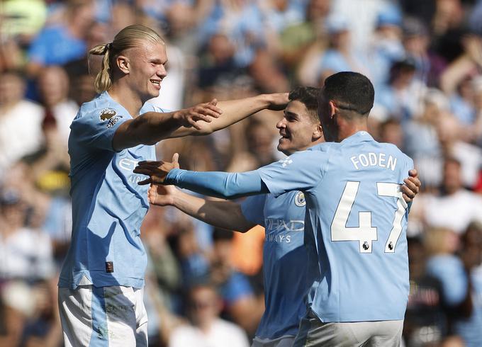 Erling Haaland je v prejšnji sezoni v angleškem prvenstvu Premier League porušil strelski rekord. | Foto: Reuters