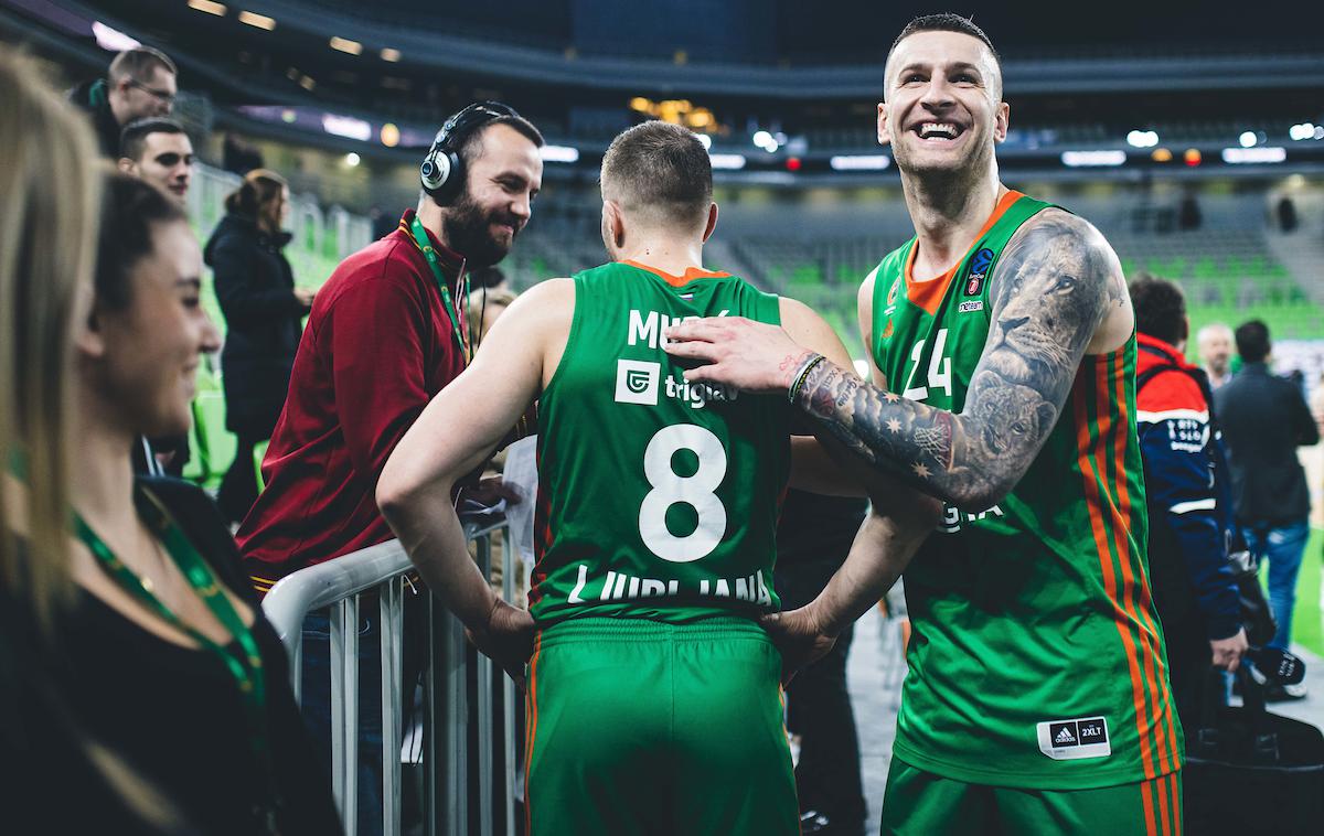 Cedevita Olimpija Umano Reyer Edo Murić Alen Omić | Cedevita Olimpija se je kot zadnja uvrstila na zaključni turnir. | Foto Grega Valančič/Sportida