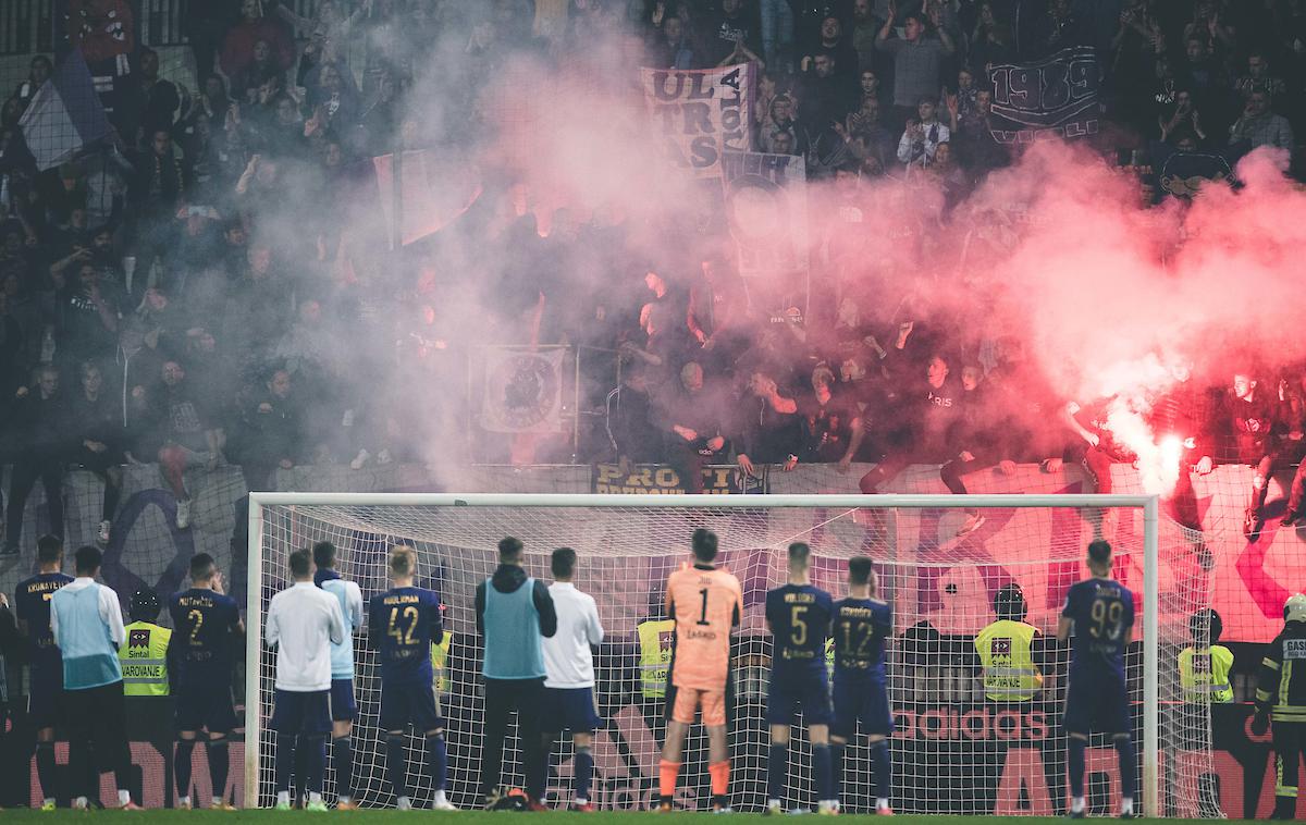 Maribor - Olimpija, 1. SNL | Derbi v Ljudskem vrtu se je končal brez zadetkov. | Foto Grega Valančič/Sportida