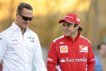 Michael Schumacher, Felipe Massa