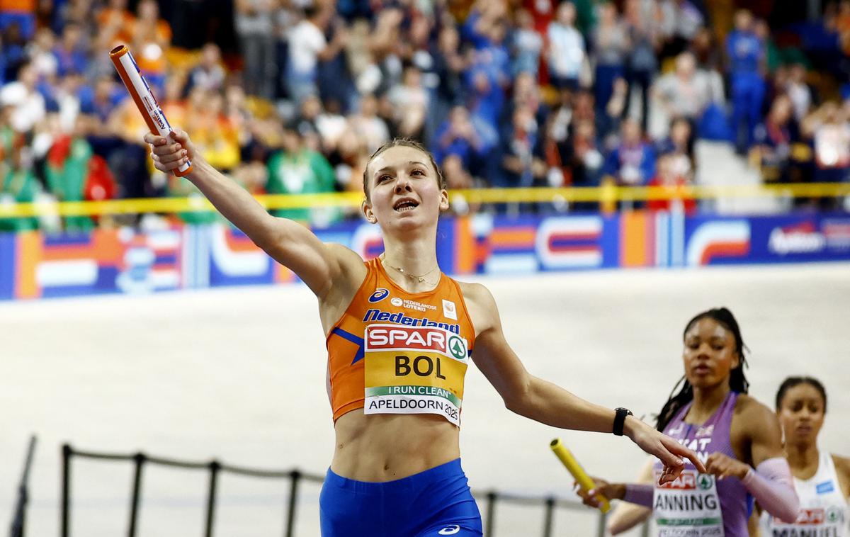 Femke Bol | Nizozemska šampionka Femke Bol je osvojila dve zlati kolajni. | Foto Reuters