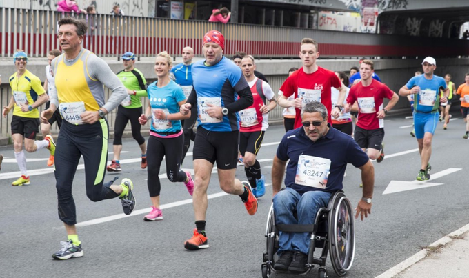 Udeležil se je tudi globalnega teka s humanitarno noto Wings For Life World Run. Pahor je tudi njegov častni pokrovitelj. | Foto: 