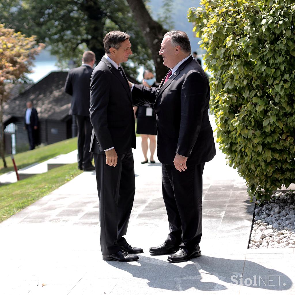 Mike Pompeo Borut Pahor