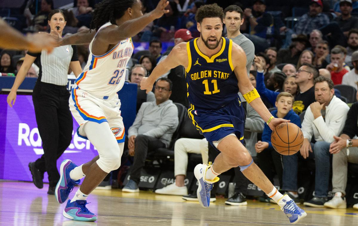 klahoma City Thunder Golden State Warriors | Košarkarji Golden State Warriors ne uspejo ustaviti negativnega niza.  | Foto Reuters