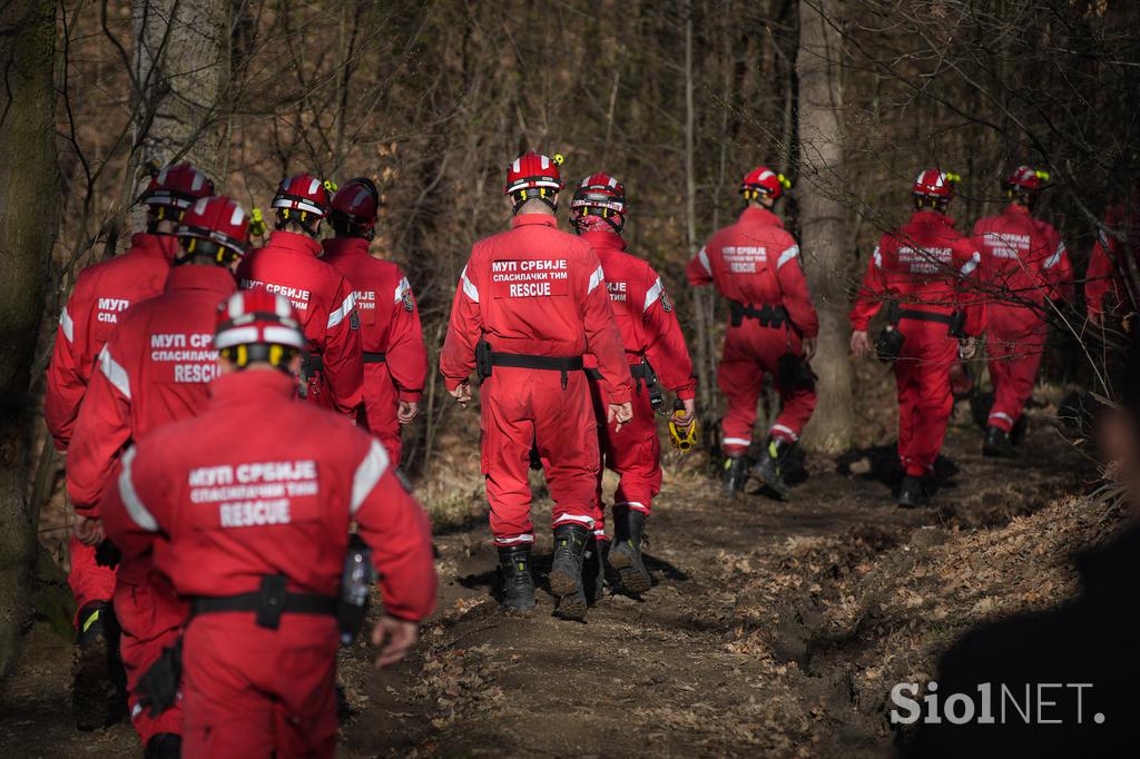 Reševalna akcija, Srbija, iskanje deklice Danke