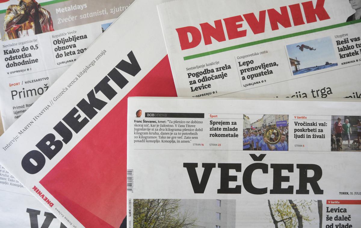 Dnevnik in Večer | AVK je v začetku tedna izvedla preiskavo v podjetjih Delo, Dnevnik, Večer, Izberi in Delo Prodaja. | Foto STA