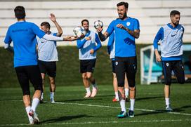 Slovenska nogometna reprezentanca Trening Brdo