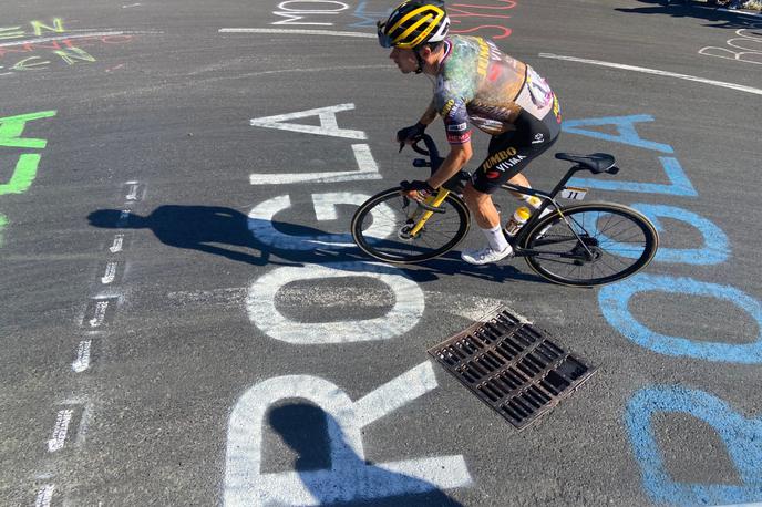 Slovenski navijači, Primož Roglič, TDF22 | Bo Primož Roglič dirkal na letošnji Vuelti? Odločitev bo padla naslednji teden. | Foto Jaka Lopatič