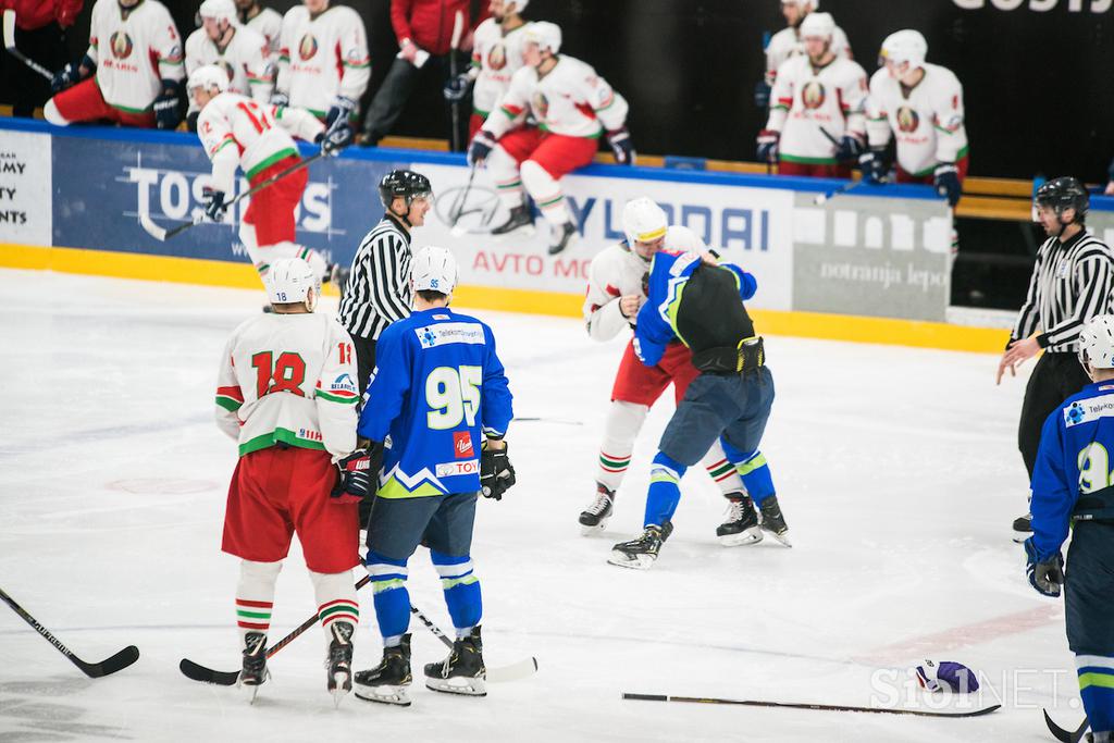 slovenska hokejska reprezentanca Slovenija Belorusija Bled