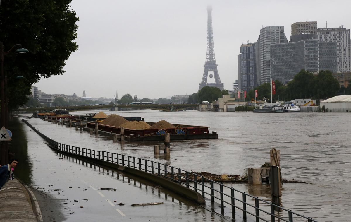 poplave, pariz, francija | Foto Reuters