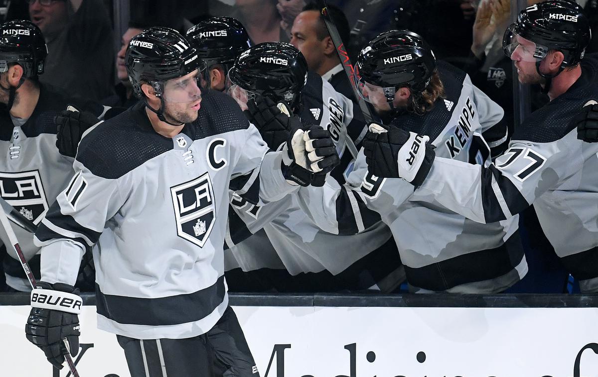 Anže Kopitar | Se bo Anže Kopitar s Kralji po dolgem času veselili zmage ali bo sledil četrti zaporedni poraz? | Foto Getty Images