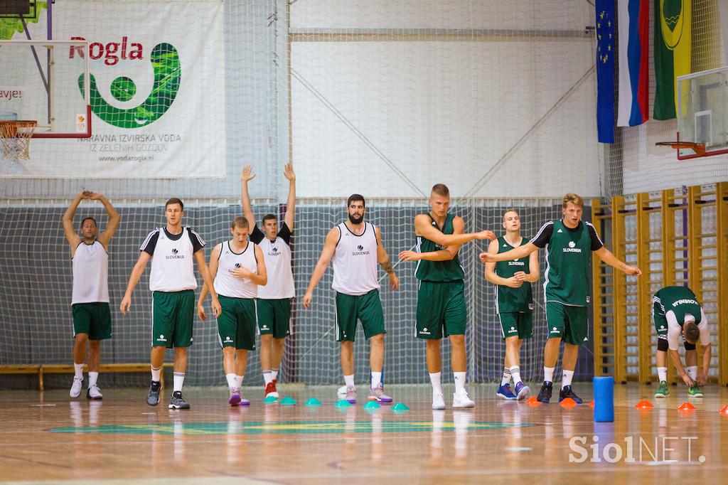 trening slovenska košarkarska reprezentanca Zreče