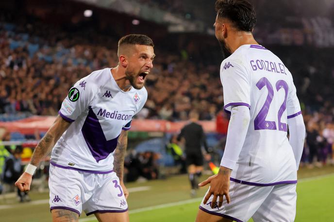 Fiorentina | Fiorentino je v Švici popeljal v vodstvo Nicolas Gonzalez, nato je poskrbel še za vodstvo z 2:1. | Foto Reuters