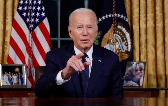 Napade Hamasa na Izrael je ameriški predsednik Joe Biden ponovno označil za čisto zlo.  | Foto: Reuters