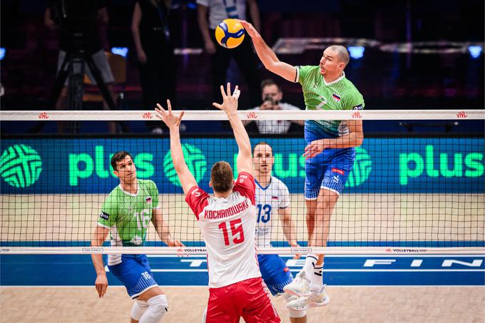 Ne le nogometaši, navduševali so nas tudi slovenski odbojkarji, ki so v svetovnem vrhu. Na zaključnem turnirju lige narodov so po hudem boju osvojili četrto mesto. | Foto: VolleyballWorld