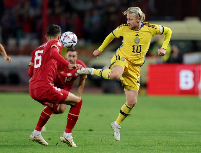 Emil Forsberg se zaveda pomembnosti torkovega srečanja v Solni. | Foto: Reuters