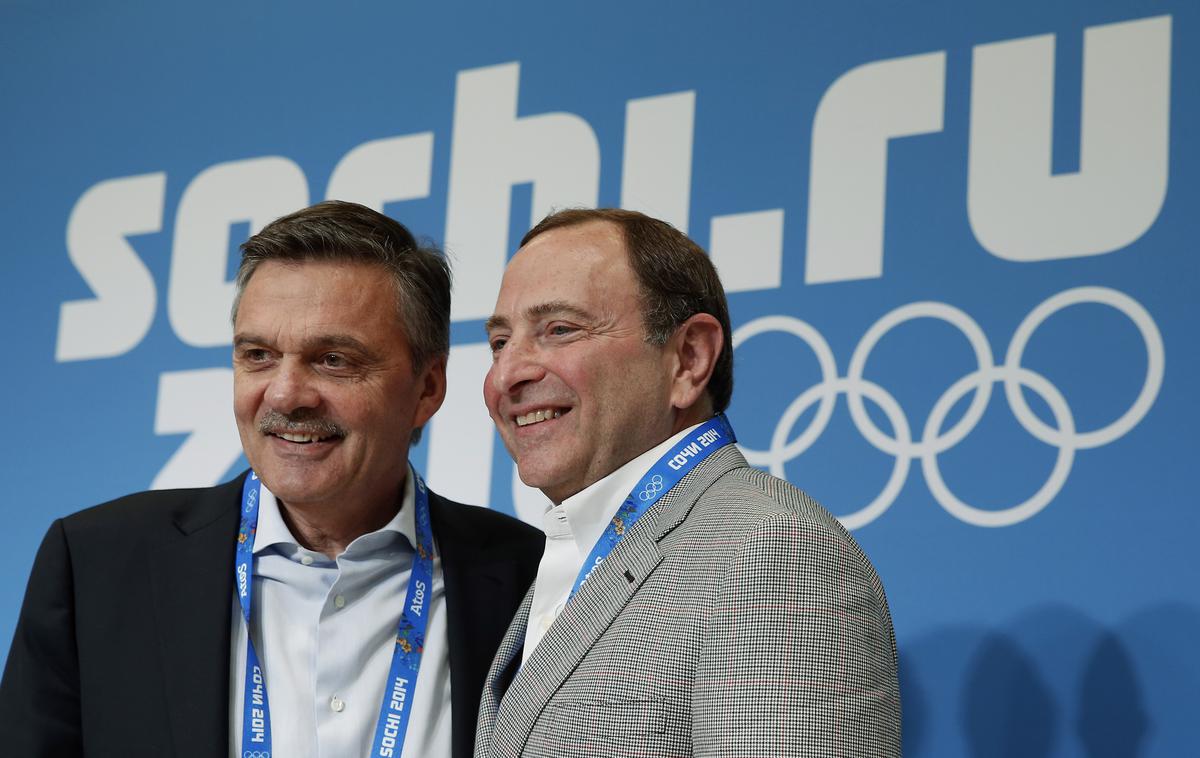 Rene Fasel Gary Bettman | Foto Reuters