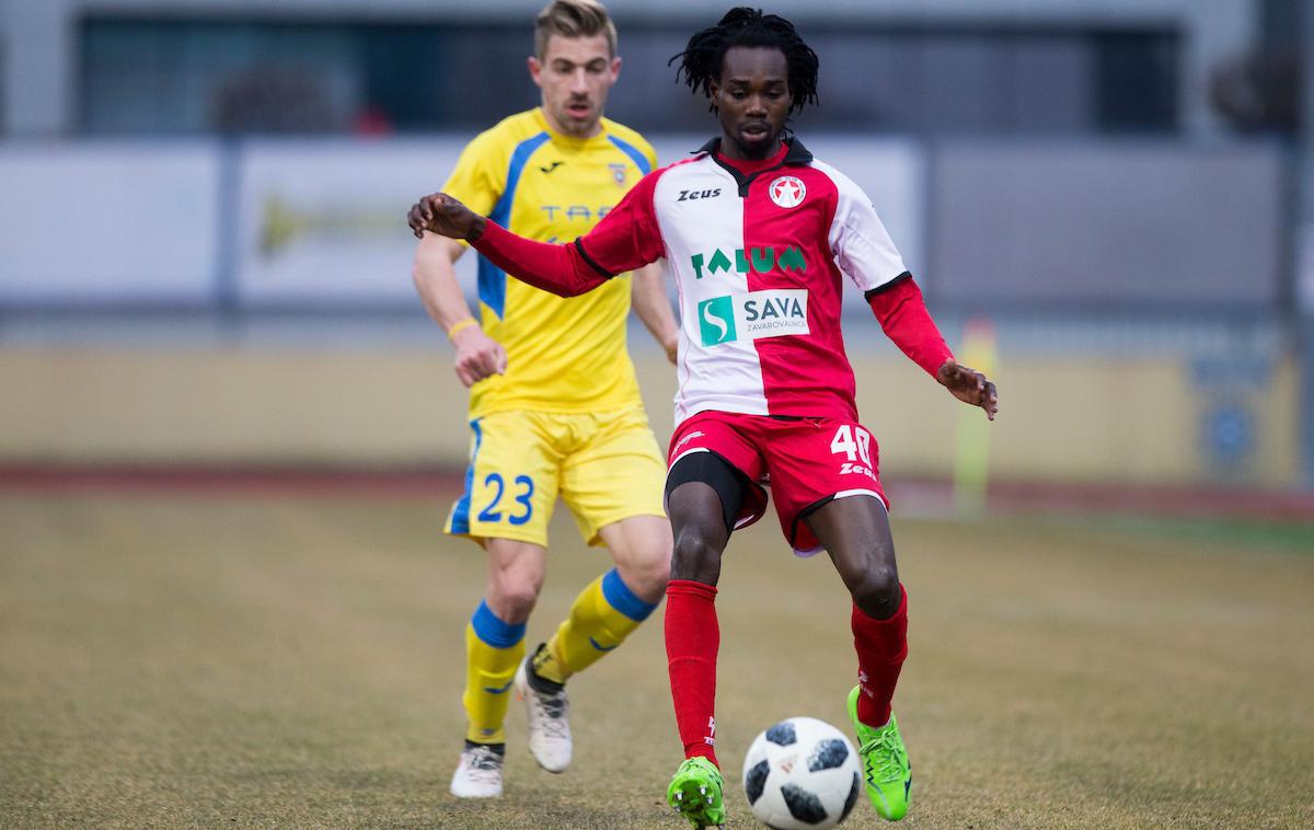 Ibrahim Mensah | Ibrahim Mensah se vrača v Prvo ligo Telekom Slovenije. Tokrat v Bravo, za katerega je nekoč že igral. | Foto Urban Urbanc/Sportida