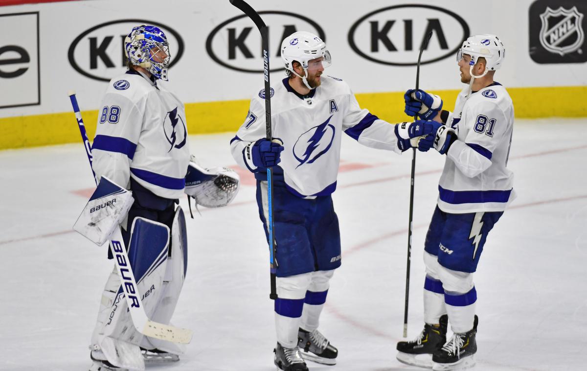 Tampa Bay Lightning | Igralci Tampe so v odličnem položaju. Zmagali so na kar sedmih tekmah zapored. | Foto Reuters