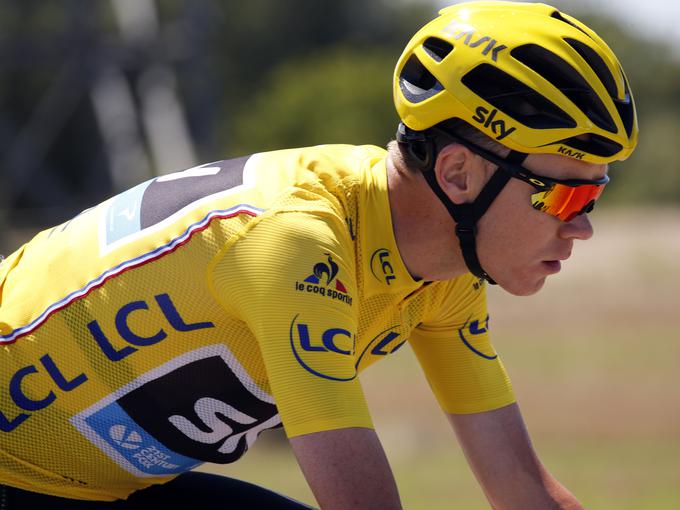 V rumeni majici ostaja Chris Froome. | Foto: Reuters