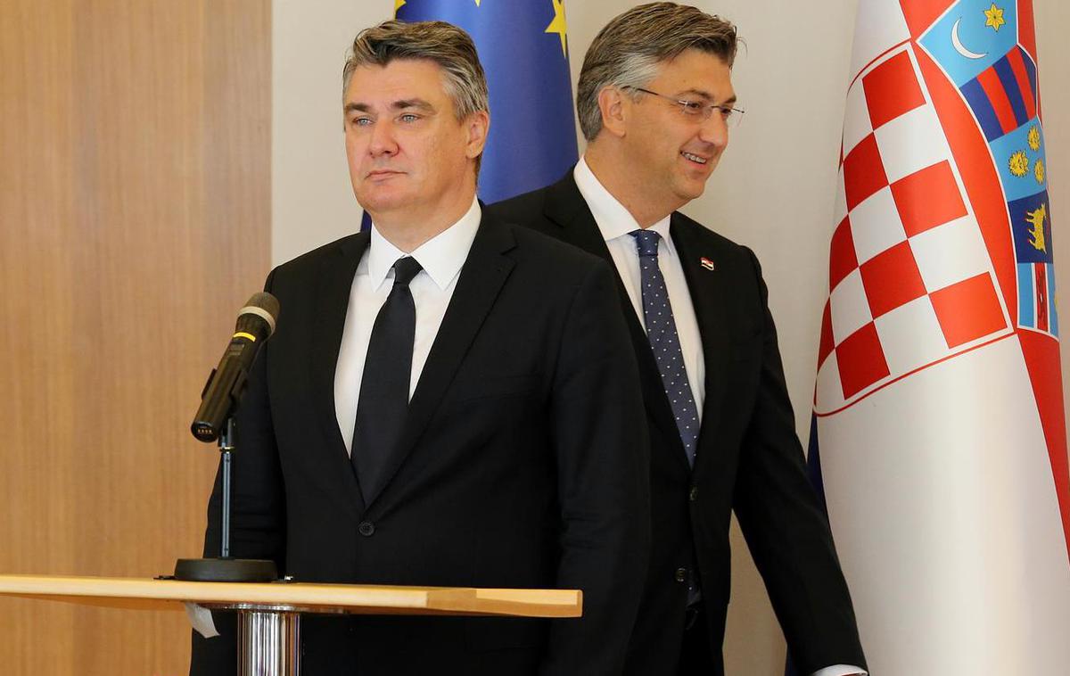 Milanović in Plenković | Zoran Milanović in Andrej Plenković, glavna rivala na prihajajočih volitvah na Hrvaškem | Foto Dalibor Urukalovic/PIXSELL