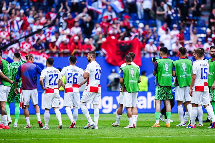 Hrvaška Euro | Hrvati so v drugem polčasu pripravili preobrat, a Albanija je v sodnikovem podaljšku izenačila. | Foto Guliverimage