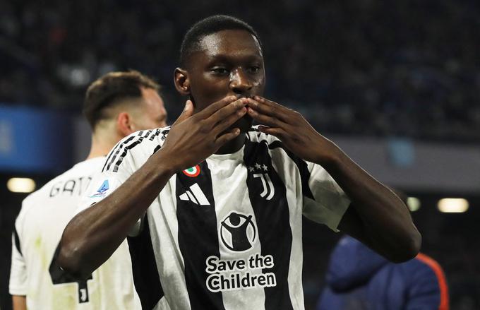 Francoz Randal Kolo Muani je v drugem polčasu dosegel dva zadetka in popeljal Juventus do preobrata. | Foto: Reuters