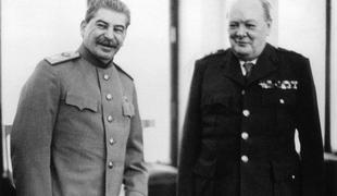 Churchill in Stalin sta se spoprijateljila ob žlahtni kapljici