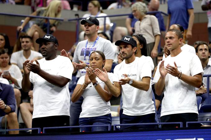 Coco ima na turnirjih podporo svojih staršev (levo). | Foto: Gulliver/Getty Images