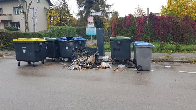 Požig, smetnjak, ogenj, požar, Bežigrad | Foto: Eva Doljak