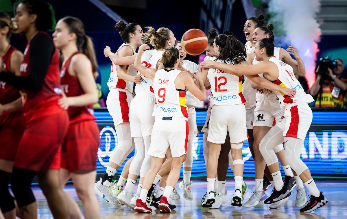 EuroBasket2023: polfinale, Španija | Španske košarkarice so prve finalistke EuroBasketa 2023. | Foto Vid Ponikvar