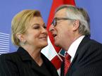 Kolinda Grabar Kitarović in Jean Claude Juncker