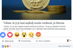 Facebook ima nove gumbe za všečkanje