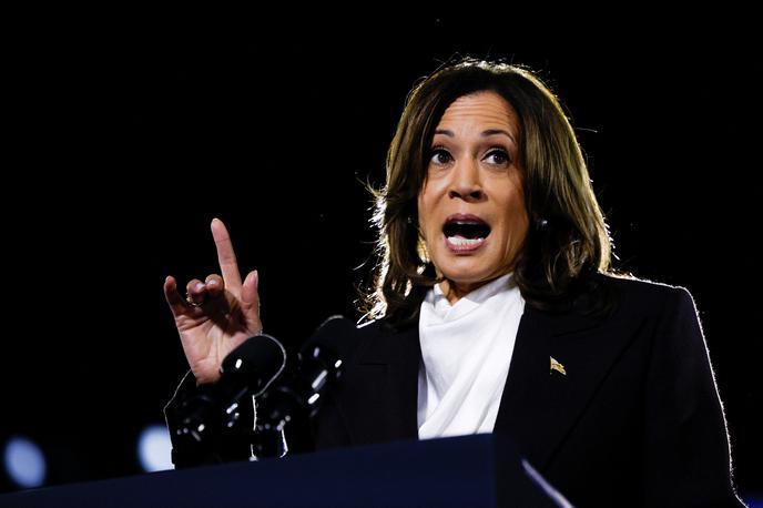 Kamala Harris | Poudarila je, da zanjo tisti, ki se ne strinjajo z njo, niso sovražniki, temveč jim bo dala prostor za mizo in poslušala njihove pripombe. | Foto Reuters