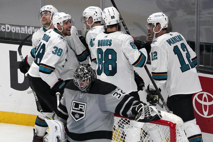 San Jose Sharks Los Angeles Kings | San Jose Sharks so v Staples Centru slavil še drugič v dobrem dnevu. | Foto Guliverimage