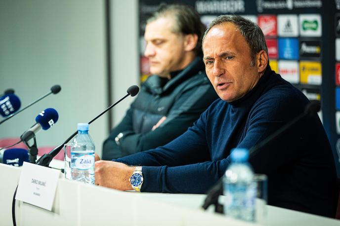 Darko Milanič, Safet Hadžić | Darko Milanič in Safet Hadžić sta bila po derbiju zadovoljna in sta pošteno čestitala drug drugemu. | Foto Grega Valančič/Sportida